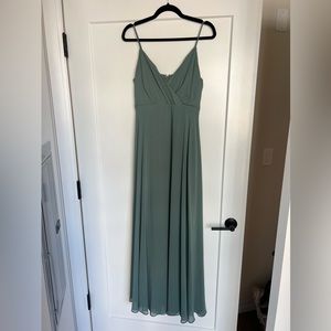 Birdy Grey Kaia Dress Chiffon Sea Glass - worn once - professionally dry cleaned